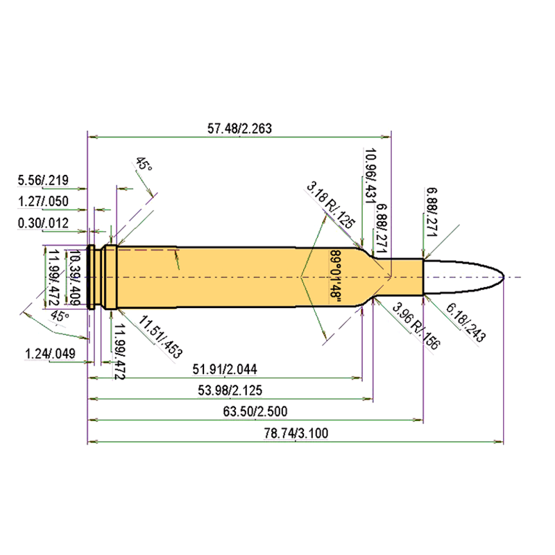 .240 Weath. Mag. Calibres Dimensions et spécifications techniques
