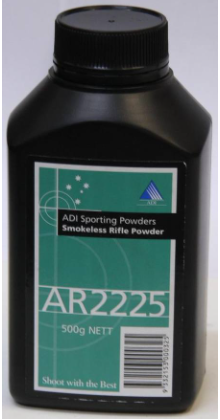 ADI AR 2225 Poudre à canon Charger les données