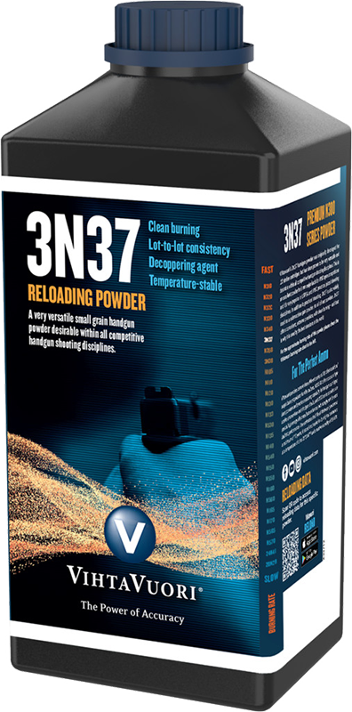 Vihtavuori 3N37 Poudre à canon Charger les données