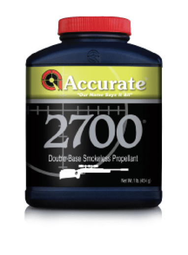 Accurate 2700 Poudre à canon Charger les données
