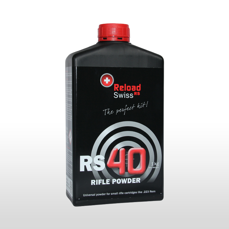 ReloadSwiss RS 40 Poudre à canon Charger les données