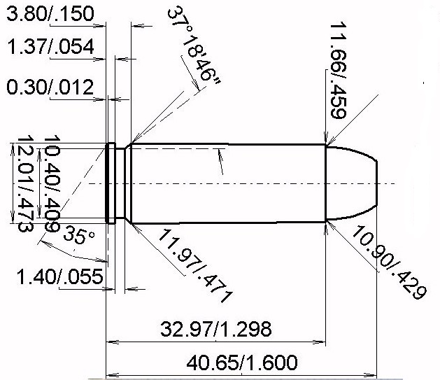 44 automagnum cartridge dimensions Calibres Dimensions et spécifications techniques