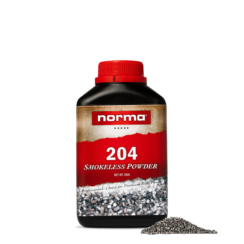 Norma 204 Poudre à canon Charger les données