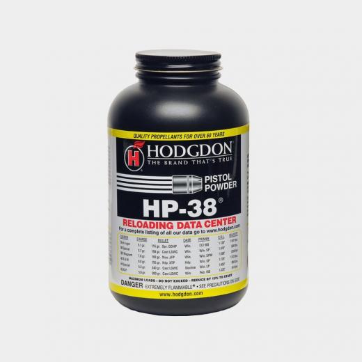 Hodgdon HP38 Poudre à canon Charger les données