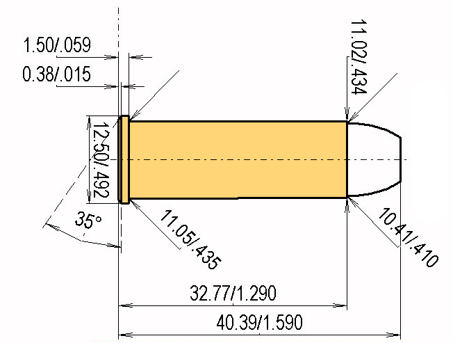 .416 Rem. Mag. Calibres Dimensions et spécifications techniques