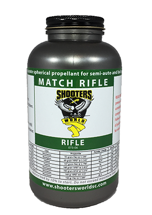 Shooters World Match Rifle Poudre à canon Charger les données